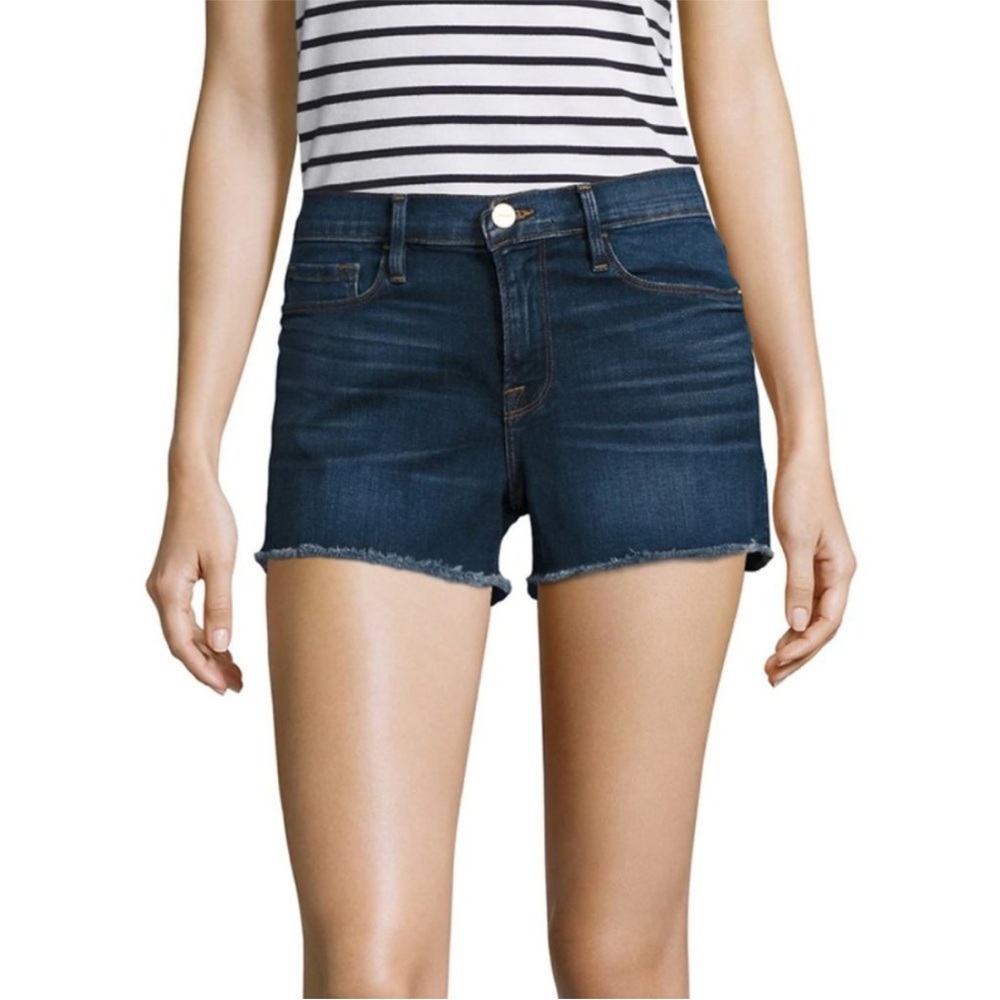 Frame Le Cut Off Denim Jean Shorts Williams